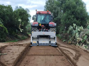 Analisi e preparazione fondo stradale prima della stabilizzazione