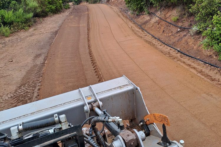 Sistemazione strada granitica Li Conchi Calangianus